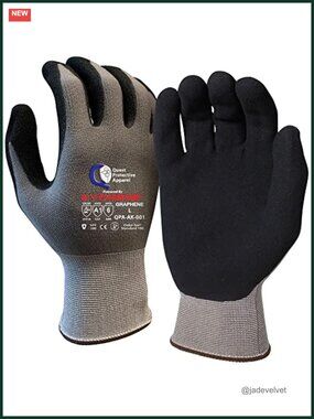 Cut Resistant Work Gloves ANSI A1 - Lightweight Grip Gloves for Gardening DIY